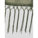 Mens Fringe Hem Half Sleeve Cardigan