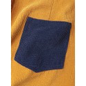 Mens Patchwork Solid Color Corduroy Pocket Casual Pants