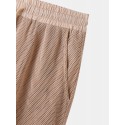 Mens Mesh Flap Pocket Casual Drawstring Waist Shorts