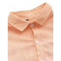 Mens Gradient Print Front Buttons Long-Sleeve Casual Shirts