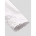 Mens Gradient Print Front Buttons Long-Sleeve Casual Shirts