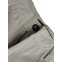 Women High Waist Button Solid Color Harem Pants with Pocket