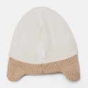 Unisex Knitted Solid Color Aviator Glasses Lens Decoration Thicken Warmth Fashion Beanie Hat