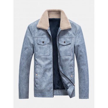 Men Leather Plus Vel...